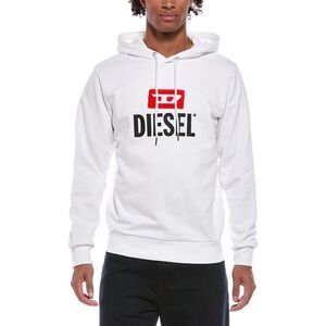 Diesel Mens  Hoodie, White